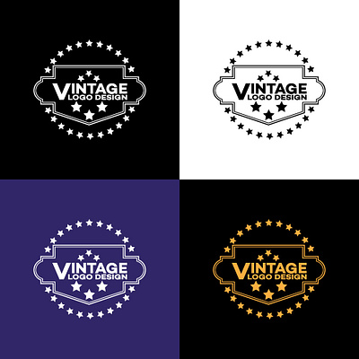 Creative Vintage Logo best logo branding branding logo creative vintage logo design graphic design illustration logo new vintage logo top design vector vintage logo