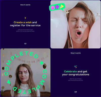 WishX.me – How it works card color ecommerce emotion page saas