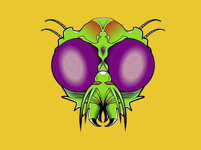 Space Insect 50s sci fi alien alien insect creature design digital illustration illustration illustration art illustrator ilustracion insect insecto insecto espacial lud0 lud089 monster sci fi science fiction space bug space insect