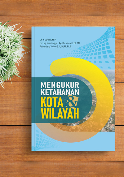 Ketahanan Kota & Wilayah - Book Cover Design book cover book layout design graphic design illustration novel design
