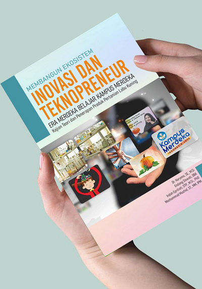 Inovasi & Teknopreneur - Book Cover Design book cover book layout design graphic design illustration