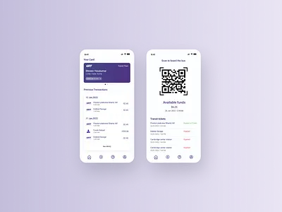GRT - Transit System Mobile Application app bus bus pass design history mobile app product design qr qr code ticket transaction transit ui ux