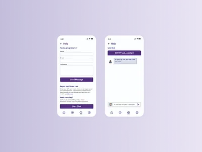 GRT - Transit System Mobile Application - Help app bus chat design help message mobile app product design ticket transit transit app ui ux