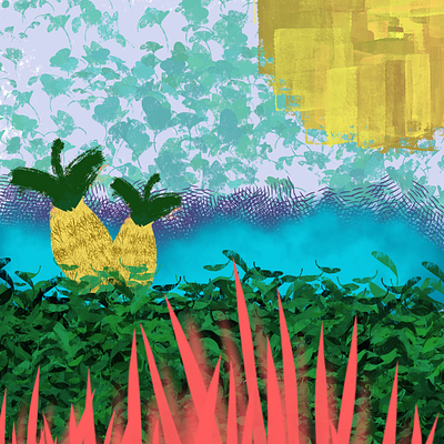 Pineapple dream design graphic design illustration