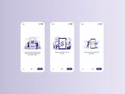 GRT - Transit System Mobile Application - Onboarding app bus design funds load funds mobile app onboarding product design splash transit ui ux