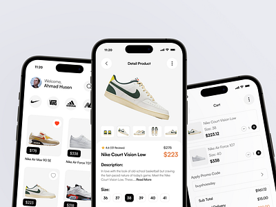 Shoes Marketplace Mobile App design eccommerce marketplace mobile shoes ui ux