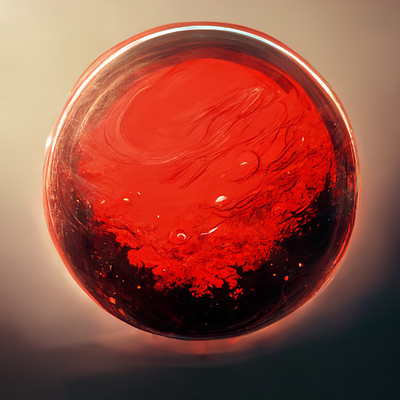 Blood Drop On Palette design graphic design illustration photoshop