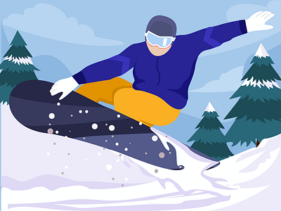 Snowbody Sport Illustration art branding design flat graphic design illustration illustrator minimal motion graphics ui ux vector