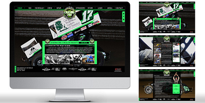 Bryan Clauson - Website Design design digital web website design