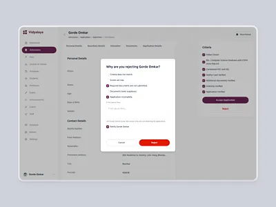 Edtech Software alert design destructive form modal modal design popup product design settings ui ui design uiux design ux ux design