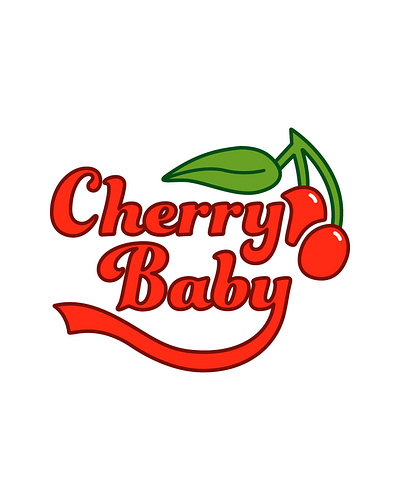 Cherry Baby apparel design logo design