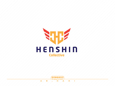 H & C Gym Cloth Brand Logo Design brand collection brand identity c cloth brand logo collection gym logo h hc cloth brand henshin
