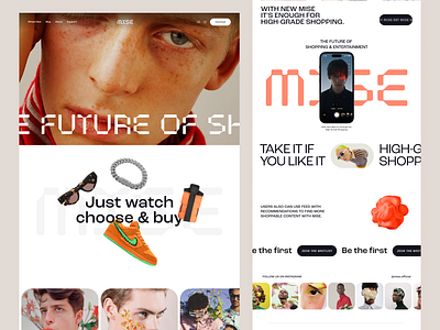 Mise E-Commerce Project 3d animation app behance branding case study design graphicdesign interface minimal mobile motion graphics product design sajon typography ui ui ux design ux visualdesign web