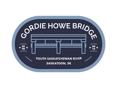 Saskatoon Bridge Sticker Design Collection badge design patch design sticker design