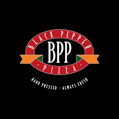 Black Pepper Pizza Brand Identity brand identity branding