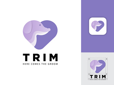 Dog modern minimalist logo design adobe art brand guidelines brand identity branding design gradient logo graphic design illustration letter head logo logo design logo designer logo trend minimalist logo modern logo puppy logo trendy logo ui vector