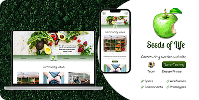 Seeds of Life App & Responsive app branding design figma graphic design illustration logo ui ux vector