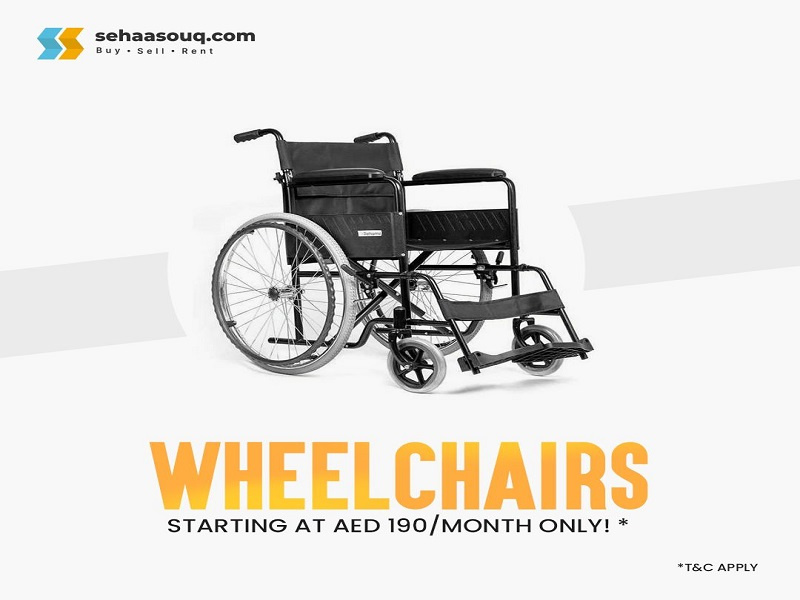 Rent A Wheelchair In Dubai by Sehaasouq Buy, Sell & Rent Used Medical Products on Dribbble