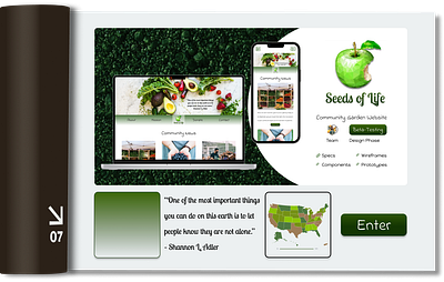 Seeds of Life Website Spread & Reel branding design figma graphic design illustration indesign logo reel typography ui ux vector video