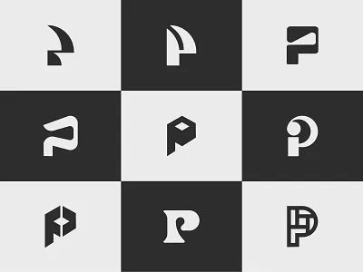 Letter P exploration abstract alphabet branding design for sale unused buy icon illustration letter lettering logo logo design logodesign minimal p typography ui