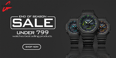 CASIO G-SHOCK BANNER ui