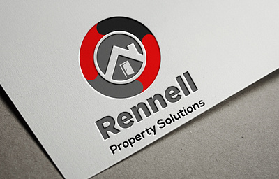 Rennell Proper Solution Logo Design adobe app black designology branding channel logo design graphic design illustration logo ui