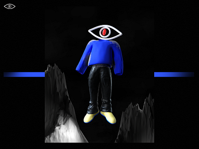 Cekkek World - 3D eye character 3d 3d character 3d eye blender branding cekkek character eye graphic design personal