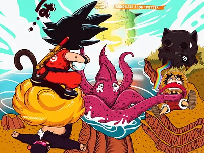 Commission 1 2d digital painting ill illustration nft photoshop