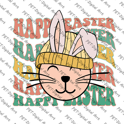 Happy Easter Day design easter graphic design happy happy easter day illustration sublimation