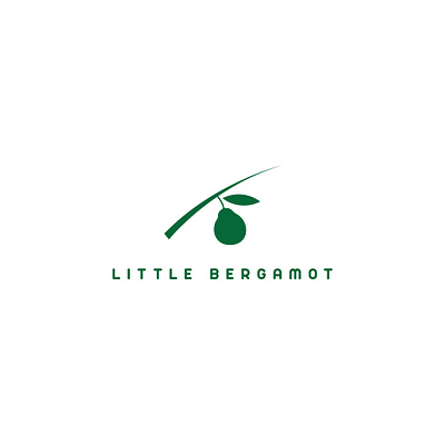 Little Bergamot Logo Design adobe adobe illustrator black designology branding channel logo design graphic design illustration logo logo design minimalist logo ui vector