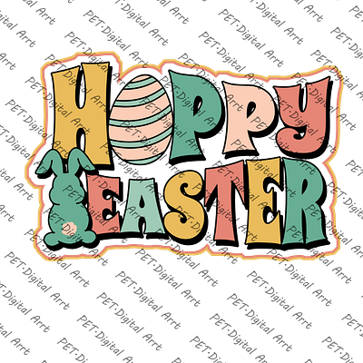 Happy Easter Day Sublimation design easter day egg graphic design happy happy easter day illustration rabbit sublimation
