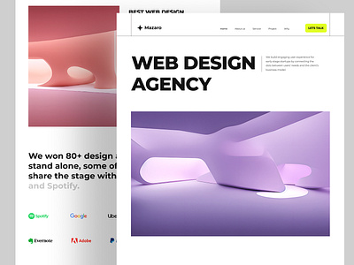 Agency Website Design branding dashboard design design graphic design illustration landing page logo ui vector website