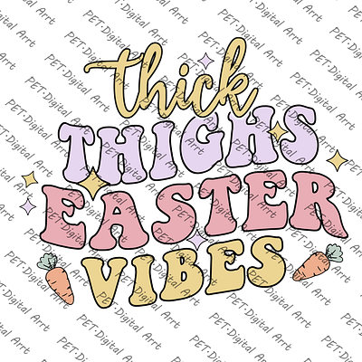 Happy Easter Day Sublimation design easter egg graphic design happy happy easter day illustration rabbit sublimation thick things easter vibes