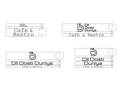 D3 Cafe & Restro responsive logo lockup designs.... brand design branding cafe branding cafe logo design food branding graphic design identity identity design lockup logo logo design restro vector visual identity word mark