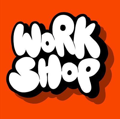 Workshop branding design design thinking graphic design ideation illustration lettering logo typography work workshop