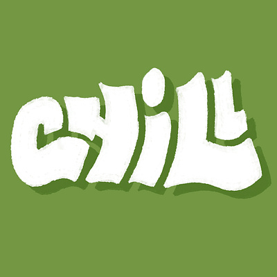 Chill branding chill design graphic design illustration lettering logo relax typography