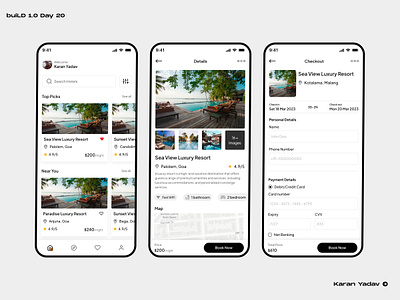 Hotel booking Checkout build design designdrug figma ui ui design watchmegrow