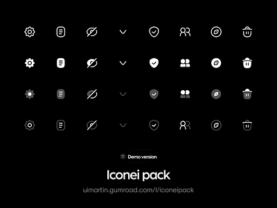 Iconei pack - Demo version | Icon set app icons clean design flat icons free freebie icon iconei iconography iconpack icons iconset stroke icons ui vector icon web icons