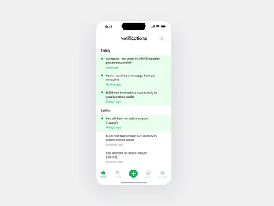 Mobile Notifications app design notifications ui ux