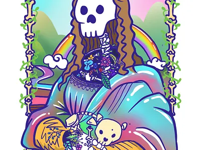 Monalisa?? 2d digital painting illustration nft photoshop