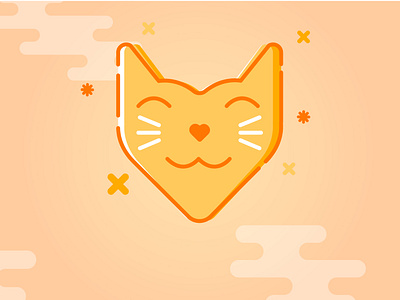 Cats Face Icons by Jimadorii on Dribbble