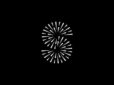 Shine firework letterform logo logotype mark monogram s shine star