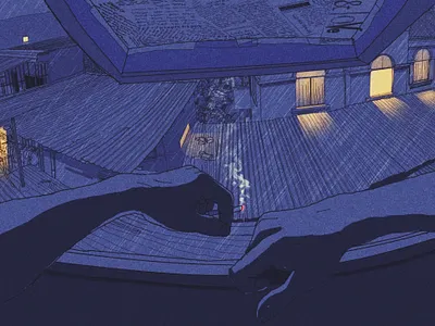 The room 1 2d digital painting illustration lofi wallpaper photoshop