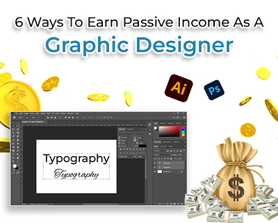 If you are not aware ⚠️ of how you can earn passive income read branding design designing earn money earning graphic design graphic designer graphics ideas illustration logo ui vector
