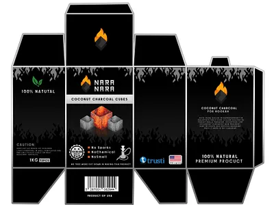 product package design with logo