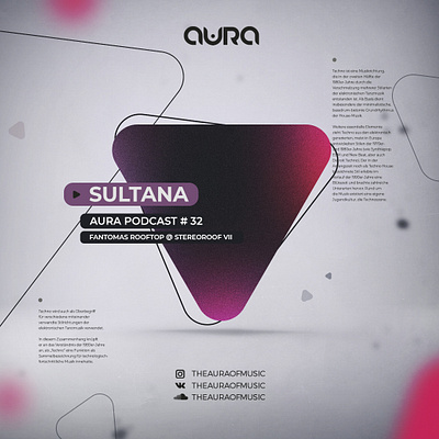 Cover / Aura Sultana branding design graphic design illustration logo typography