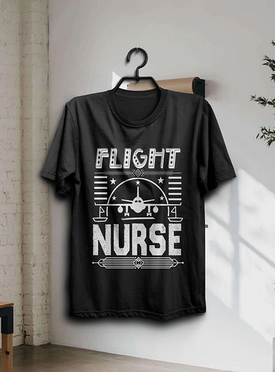 Fighter Nurse T-shirt design branding design graphic design t shirt typography