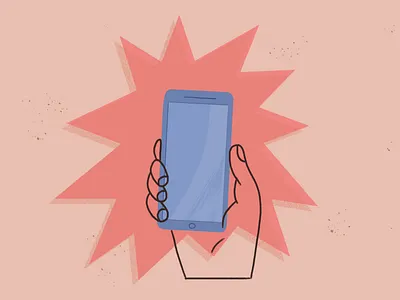 Social Media Notification animation call explainer motion design notification phone scroll smartphone social media telephone zombie