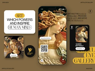 Art Gallery social media design brand brand identity branding creative brand identity design figma graphic design illustration landing page logo minimal social media branding social media posts typography ui ux vector web webdesign website