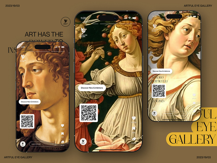 Art Gallery Brand Identity by Darina Yefymova on Dribbble